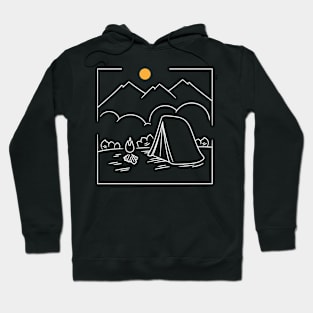 Camping sunrise Hoodie